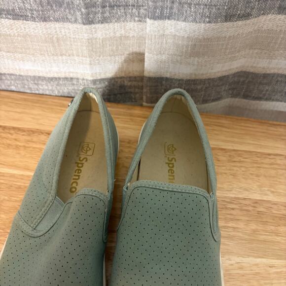 Spenco Green Slip on Sneaker‎ Size 9.5 - Picture 3 of 8